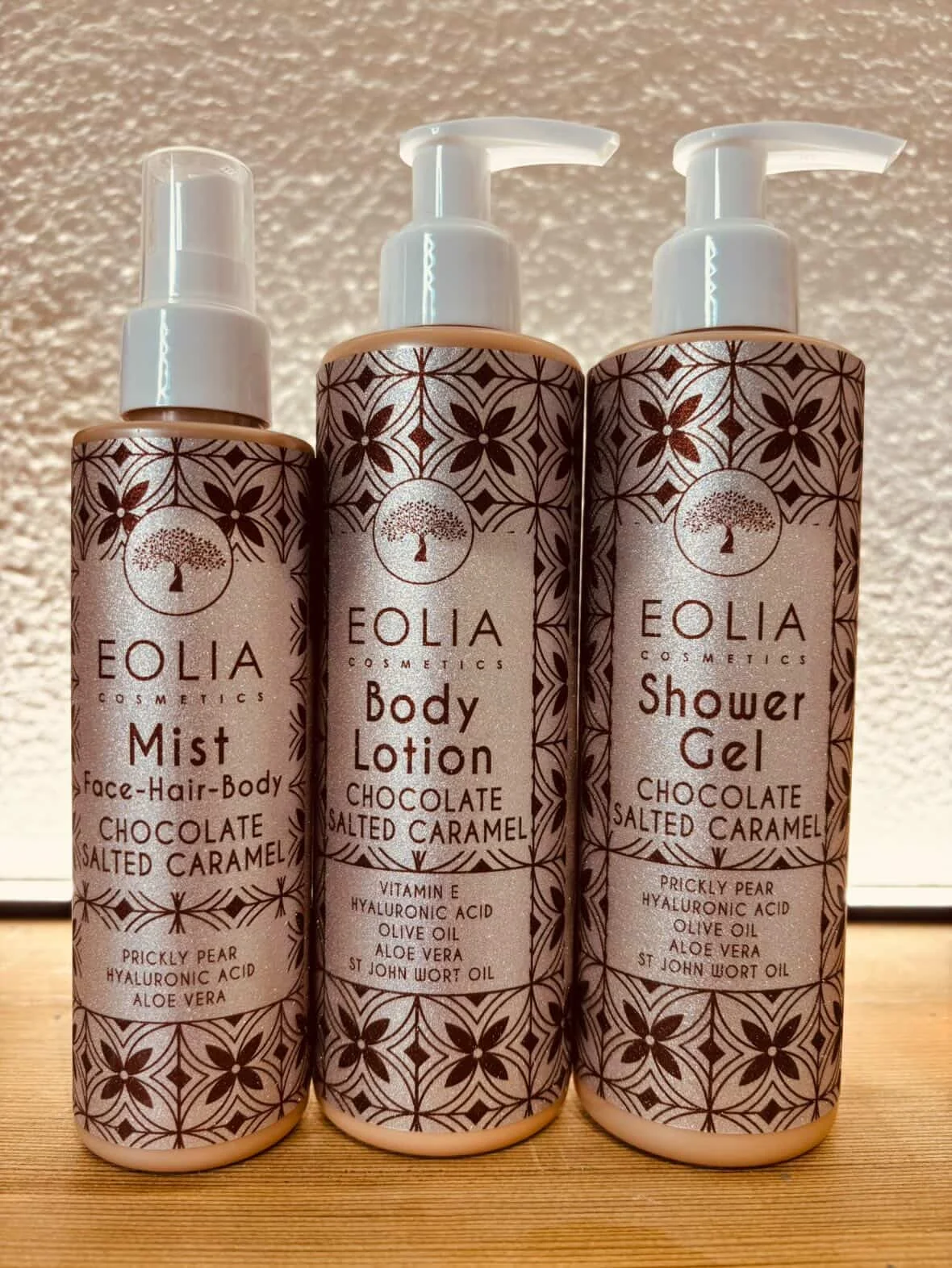 σετ σοκ καρ Set body lotion-mist-shower gel chocolate-salted caramel - Image 1